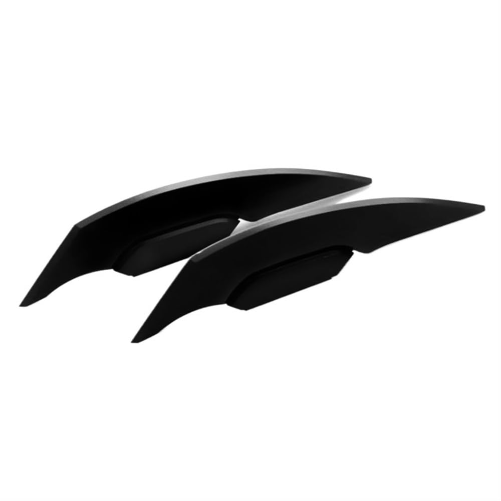 1 Paar Universal Motorrad Winglet Aerodynamische Flügel Spoiler Flügel Für Motorrad Roller(Black) von SPeesy