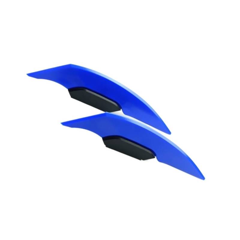 1 Paar Universal Motorrad Winglet Aerodynamischer Spoiler Dynamischer Flügel Dekoration Aufkleber Für Motorrad Roller(Blue) von SPeesy