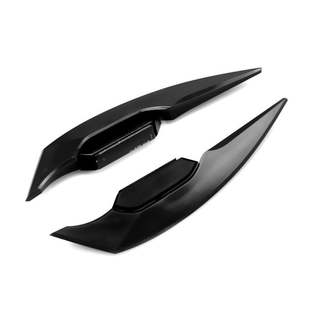 1 Paar Universal Motorrad Winglet Aerodynamischer Spoiler Flügel Motorrad Dekoration Aufkleber Motorrad(Black) von SPeesy