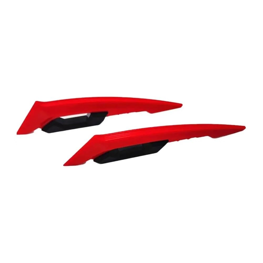 1 Paar Universal Motorrad Winglet Spoiler Flügel Dekoration Aufkleber Für Motorrad Roller(Color-C) von SPeesy