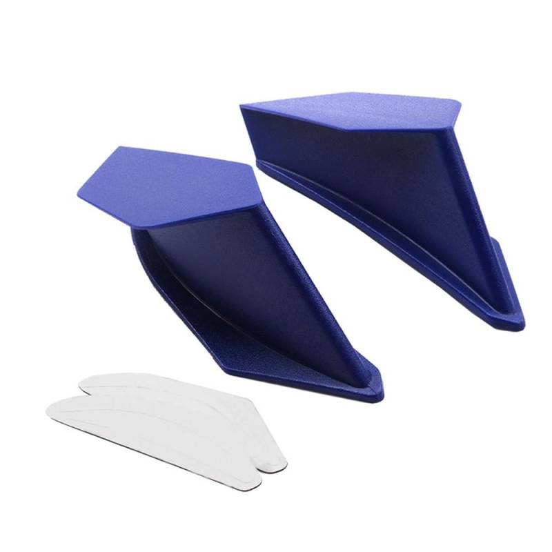 2 Stück Motorrad Winglets Dynamischer Spoiler Für Für(Blue) von SPeesy