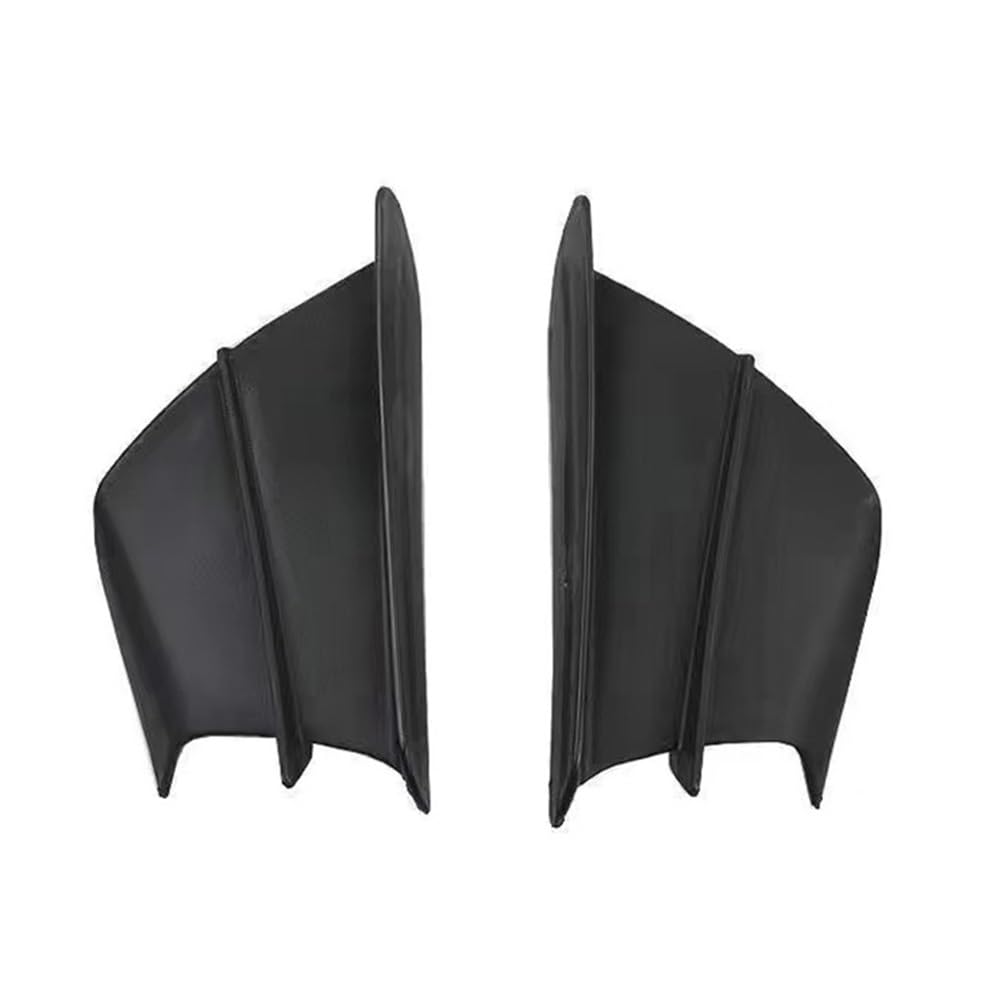 2 Stücke Universal Motorrad Winglet Aerodynamische Spoiler Flügel Motorrad Dekoration(Black) von SPeesy