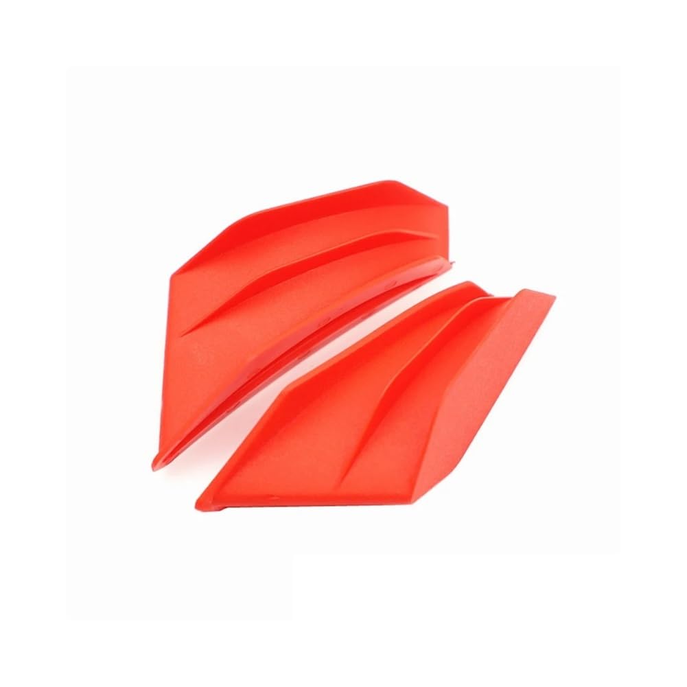 2Pcs Motorrad Spoiler Flügel Winglet Aerodynamische Dekoration Aufkleber Für Für SMAX155 Für(Red) von SPeesy