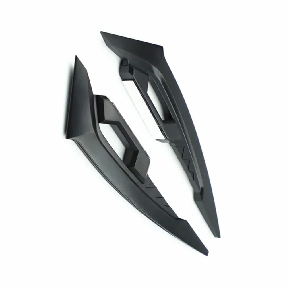 2Pcs Motorrad Winglets Motorrad Vorderseite Spoiler Aerodynamische Flügel Set Motorrad Feste Wind Flügel Für 250SR Für(Black) von SPeesy