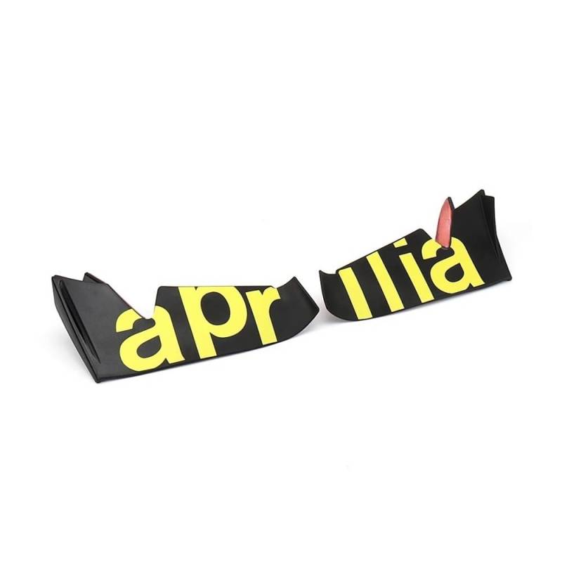 Frontspoiler Winglet Aerodynamische Flügel Kit Spoiler Motorrad Zubehör Für A&prilia Für RS660 Für RS 660 Für Rs660(Yellow) von SPeesy