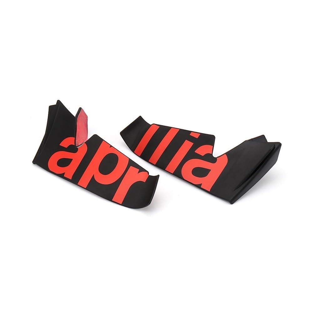 Frontspoiler Winglet Aerodynamisches Wing Kit Spoiler Motorrad Für A&prilia Für RS660 Für RS 660 Für Rs660 Für Rs 660(Red) von SPeesy