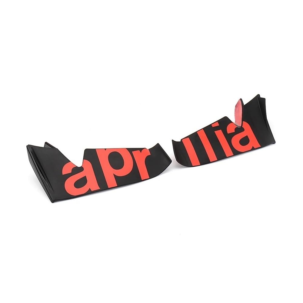 Für A&prilia Für RS 660 Für Rs660 Für Rs 660 Motorrad Windschutzscheibe Flügel Verkleidung Vorne Aerodynamische Spoiler Winglet(Red) von SPeesy