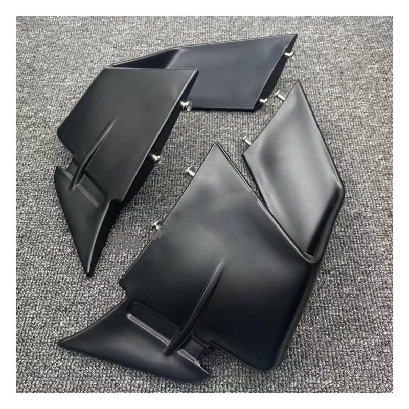 Für A&prilia Für Rs660 2021 2022 2023 Motorrad Verkleidung Seite Winglet Aerodynamische Flügel Deflektor Spoiler(Black) von SPeesy