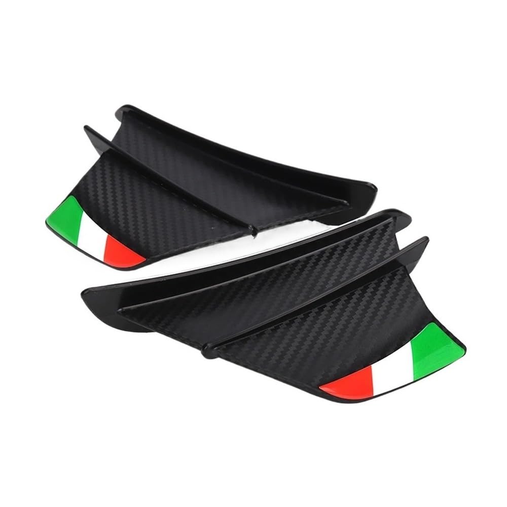 Für A&prilia Für Tuono 1000 Für RS125 Für RS250 Für RSV1000 Motorrad Winglet Aerodynamische Flügel Kit Spoiler(COLOR-G) von SPeesy