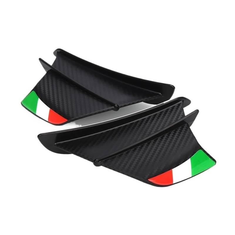 Für CB650R Für CB1000 Für CB1000R Für CBR1100 Für CBR600RR Für CBR900RR Motorrad Winglet Aerodynamischer Flügel Kit Spoiler(Style7) von SPeesy