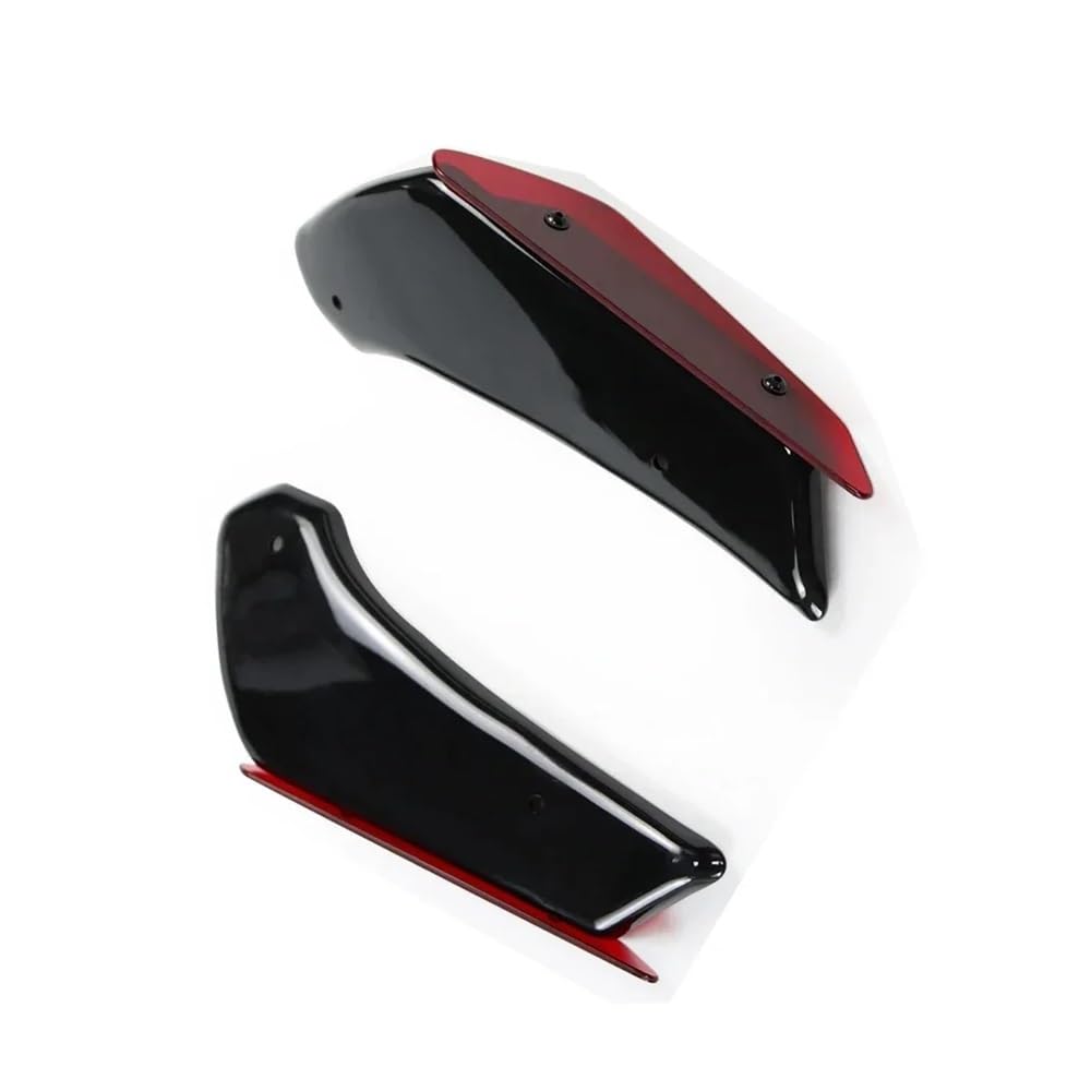 Für CBR 1000RR Für CBR1000RR 2017-2023 Winglets Spoiler Verkleidung Aerodynamische Flügel Kit Feste Motorrad Zubehör(Red) von SPeesy