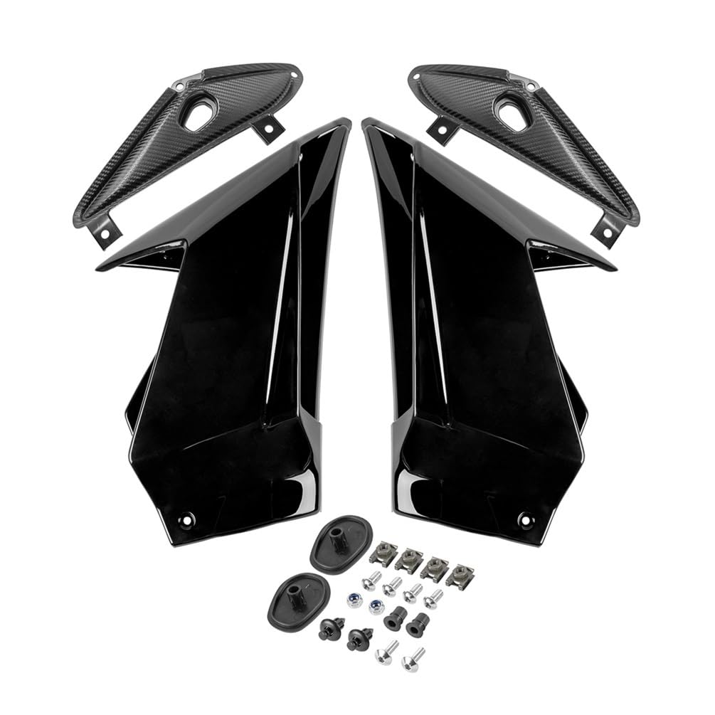 Für CBR650R Für CBR 650R 2019-2023 Air Deflektor Winglet Motorrad Festen Flügel Rahmen Gugel Verkleidung Aerodynamische(Black) von SPeesy