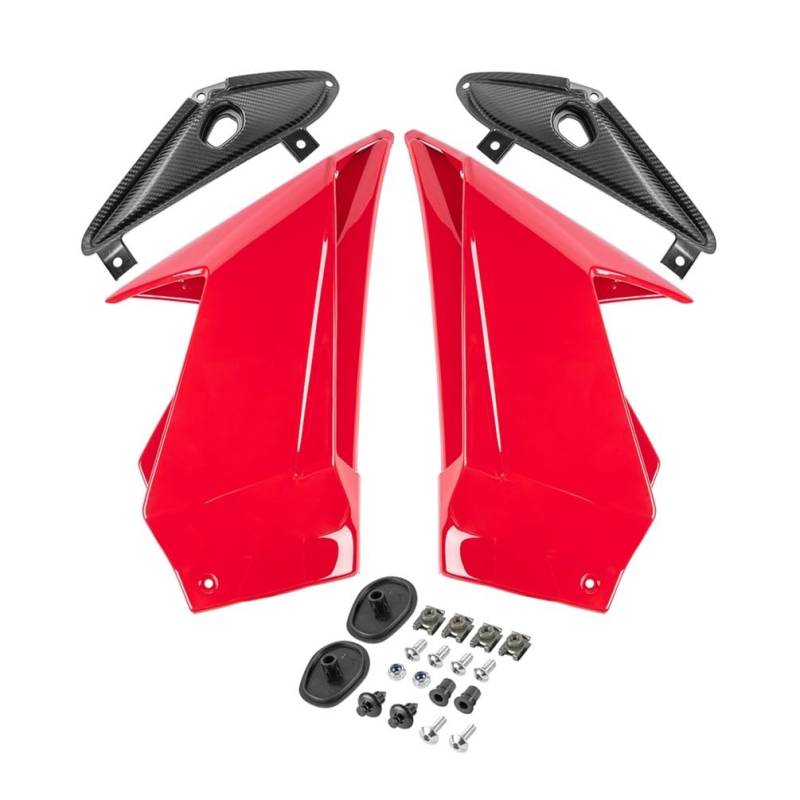 Für CBR650R Für CBR 650R 2019-2023 Air Deflektor Winglet Motorrad Festen Flügel Rahmen Gugel Verkleidung Aerodynamische(Red) von SPeesy