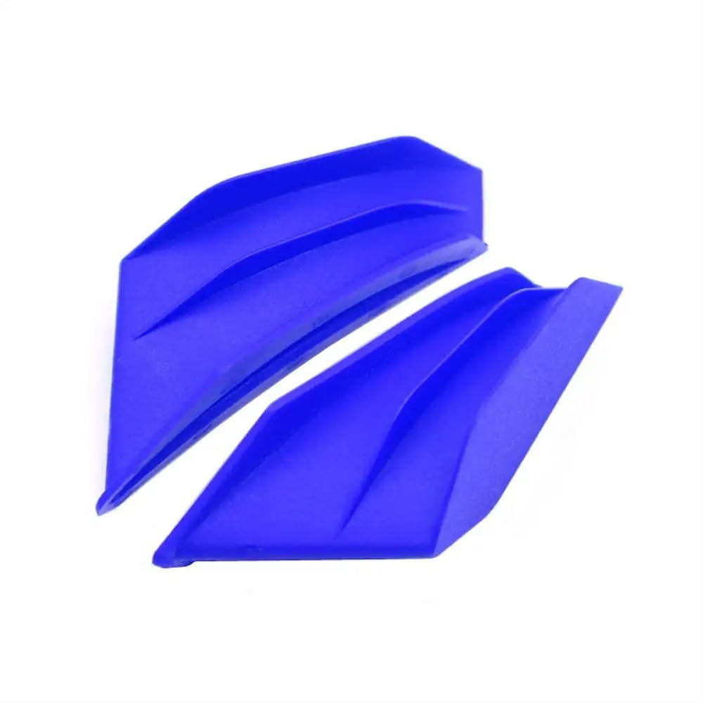 Für Für Für SMAX155 Unviersal 2PCS Motorrad Spoiler Wing Winglet Aerodynamischer Seitenflügel Spoiler(Blue) von SPeesy