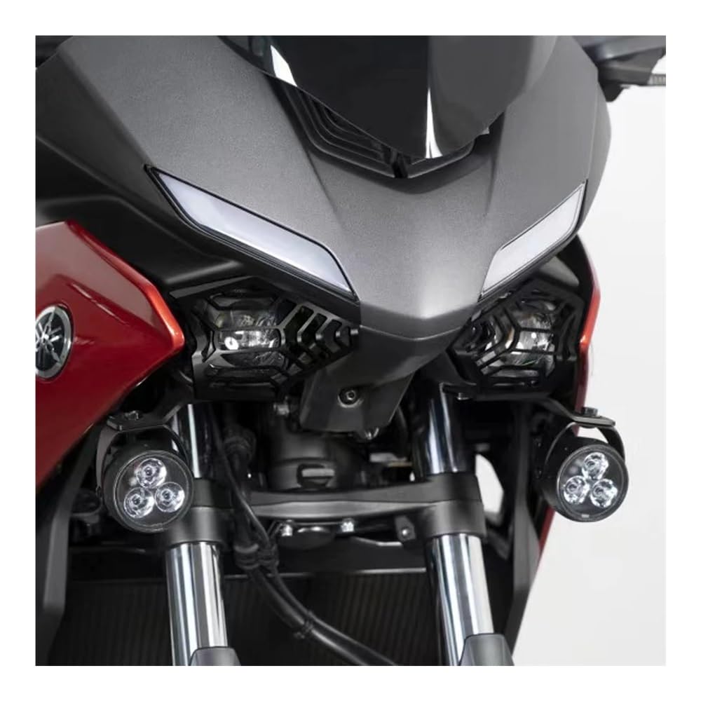 Für Für Tracer 700 7 GT 2020 2021 2022 2023 Motorrad Scheinwerfer Protector Grille Schutz Abdeckung Schutz Grill Scheinwerfer Abdeckung von SPeesy