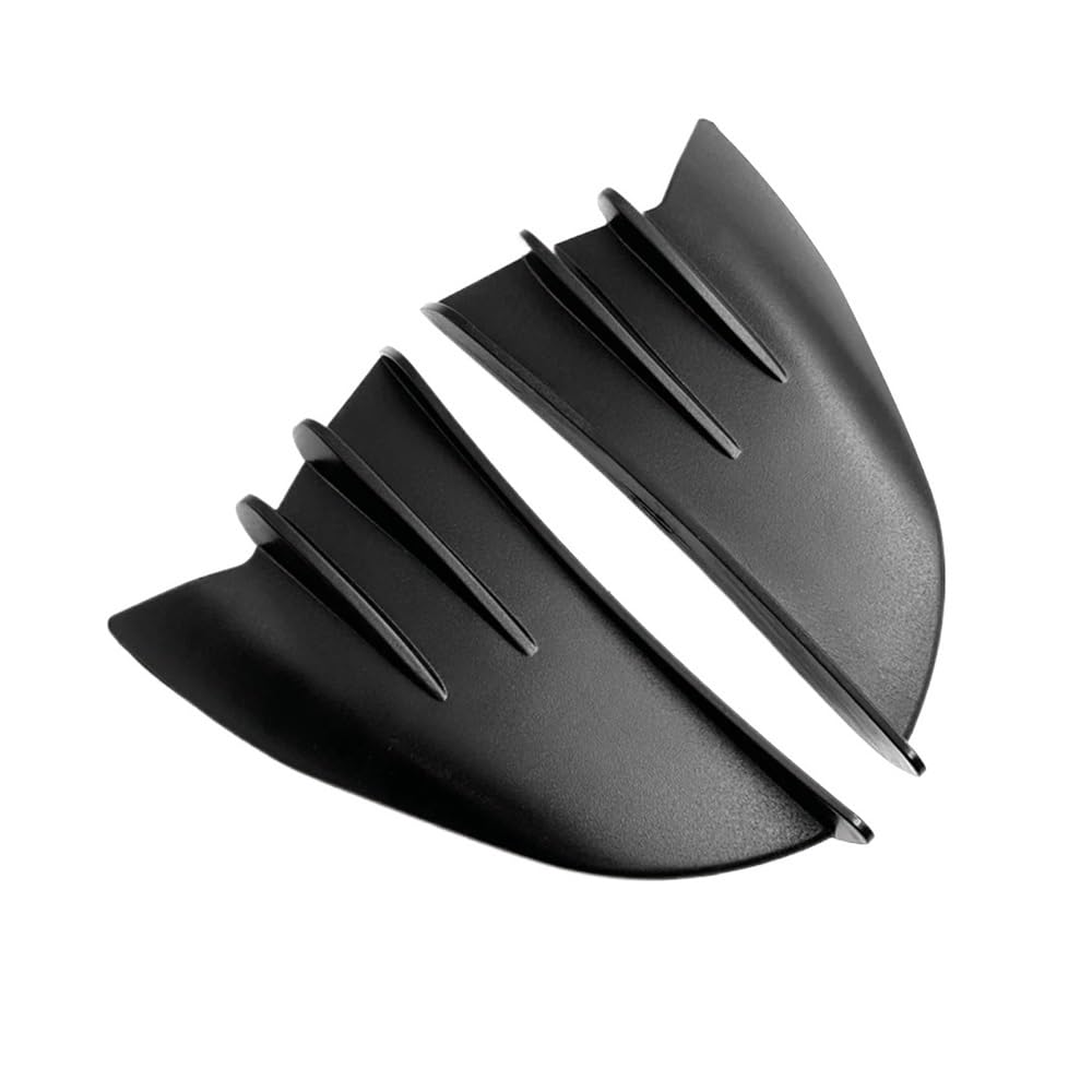 Für Für Ve&rsys 650 1000 Für Vu&lcan S 650 Für Ve&rsys 300X Für VN650 Motorrad Down Winglet Aerodynamischer Wing Kit Spoiler(Black) von SPeesy