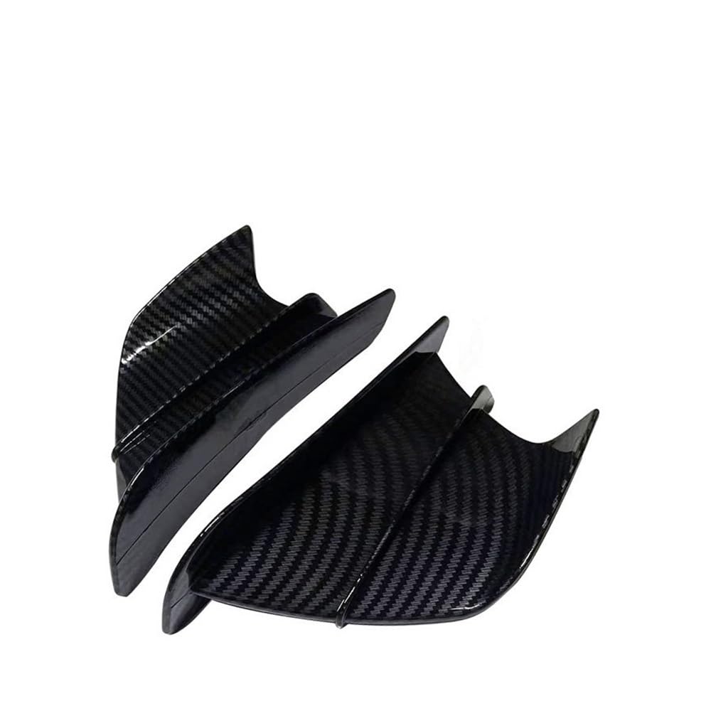 Für Für YZF Für R1/R25 Für Für Ninja Für H2/H2R S1000RR Universal Motorrad Winglet Aerodynamische Flügel Kit Spoiler(Color-02) von SPeesy