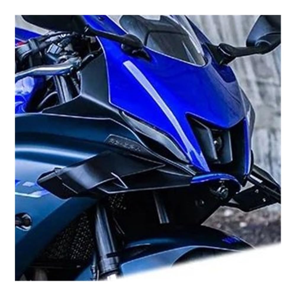 Für Für YZF R7 Für YZR Für R7 Motorrad Retrofit Aerodynamische Seite Fixed Wing Winglet Spoiler Front Verkleidung(Color -01) von SPeesy