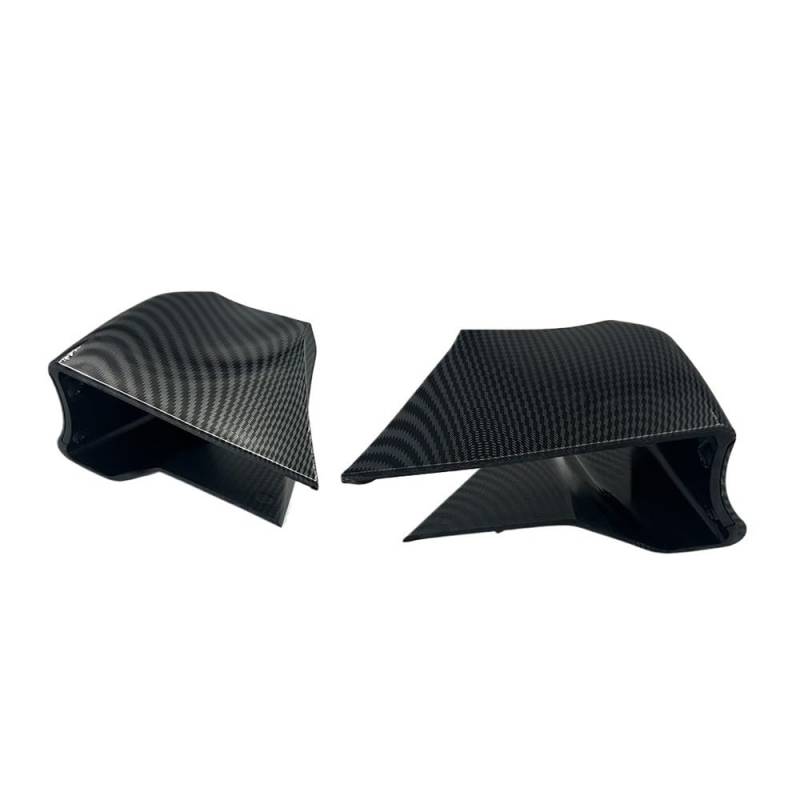 Für K&awasaki Für Ninja Für ZX-4R Für ZX-4RR Für ZX25R Motorrad Winglet Aerodynamische Flügel Kit Spoiler Front Air Wing Kit Spoiler(Color-2) von SPeesy