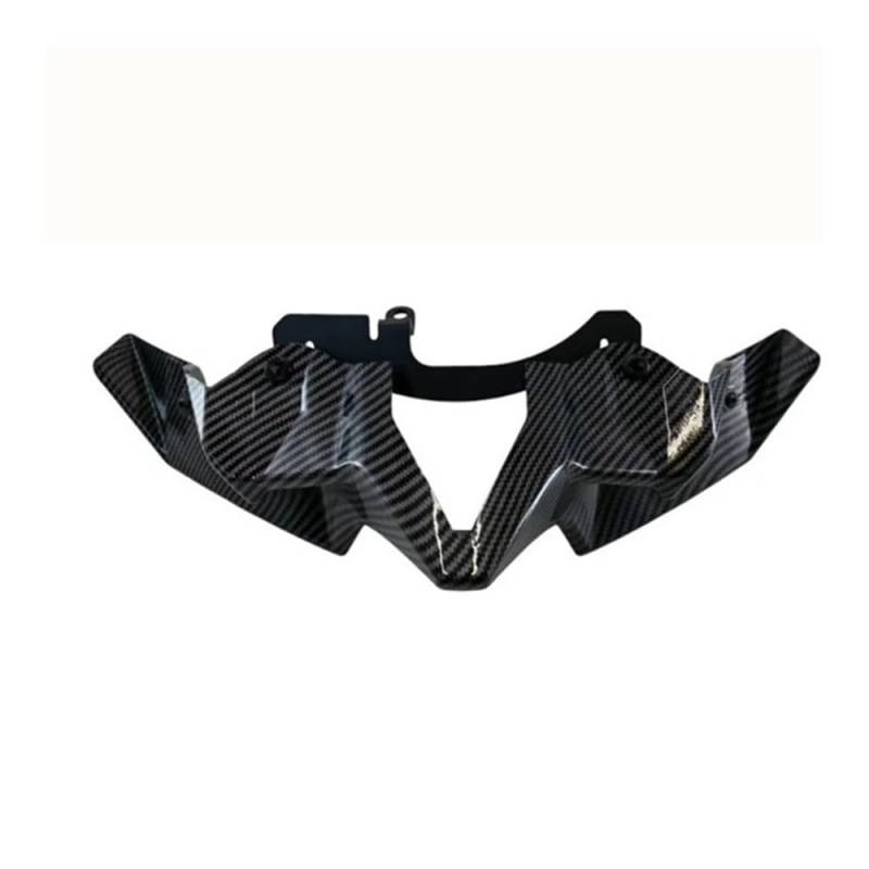 Für K&awasaki Für Z900 2021-2024 Motorrad Frontspoiler Winglet Aerodynamische Flügel Kit Spoiler Deflektor(Carbon fiber p) von SPeesy