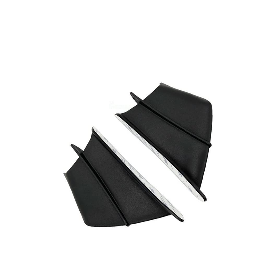 Für R1200GS Für R1250GS LC Für S1000R RR Für Y&amaha Für R1 Für R3 Für D&ucati Motorrad Universal Winglet Verkleidung Flügel Kit Spoiler(Matte Black) von SPeesy