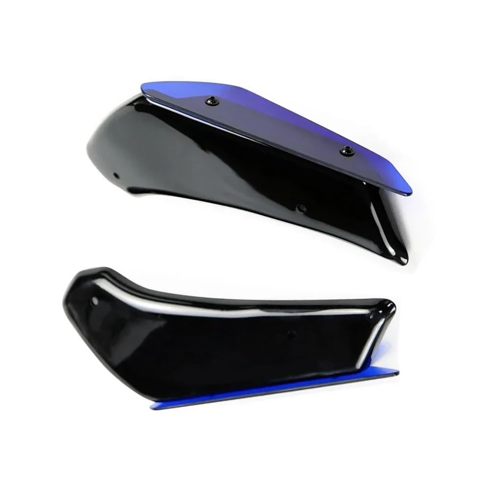 Für S&uzuki Für GSXR 1000 Für GSX-R1000 Für GSXR1000 2017-2024 Winglets Spoiler Verkleidung Aerodynamische Flügel Kit Feste Motorrad Teile(Blue) von SPeesy