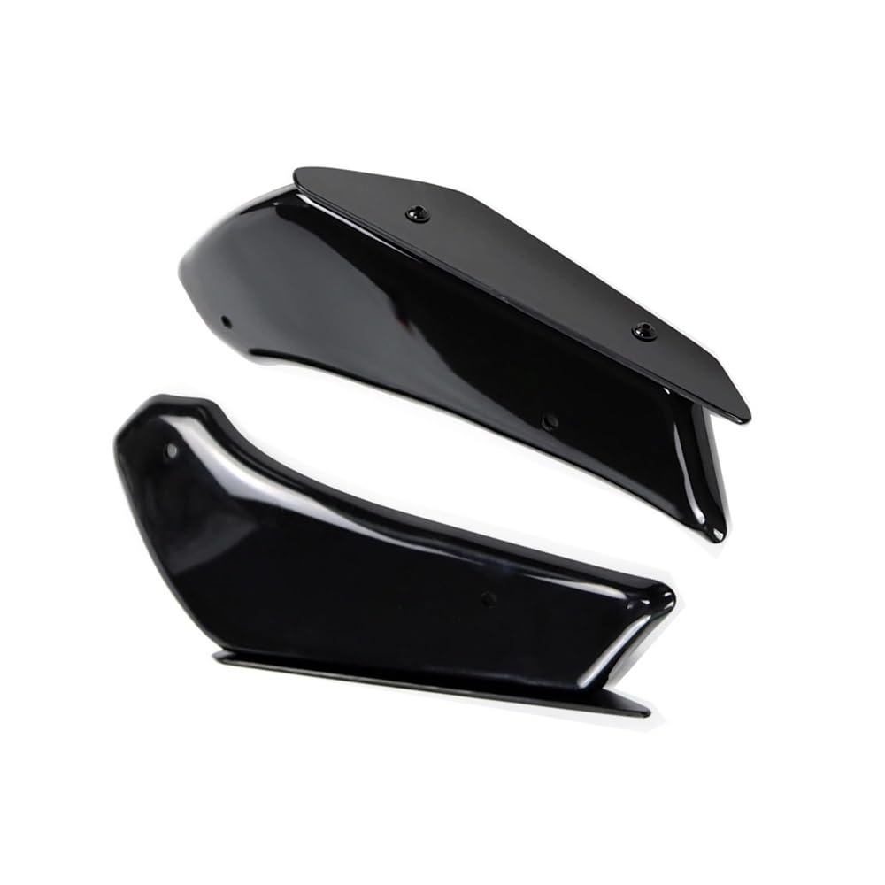 Für S&uzuki Für GSXR 600 Für GSXR750 Für GSX-R 750 Für GSXR600 2011-2024 Winglet Motorrad Teil Aerodynamische Flügel Kit Feste Spoiler Verkleidung(Black) von SPeesy