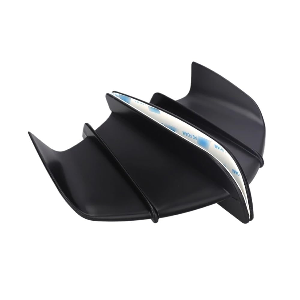 Für S&uzuki Für GSXR600 Für GSXR750 Für GSXR1000 Für Hayabusa Für GSXS1000 Zubehör Verkleidungsseite Winglet Wing Deflector Spoiler(Black Glossy) von SPeesy