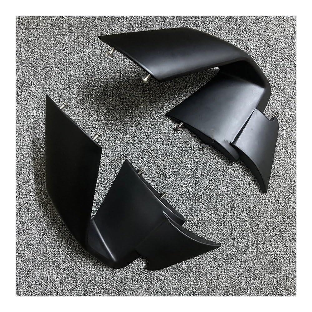 Für S1000RR Für M1000RR 2019-2022 Winglet Motorrad Windschutzscheibe Front Aerodynamische Spoiler Flügel Verkleidung(Black) von SPeesy