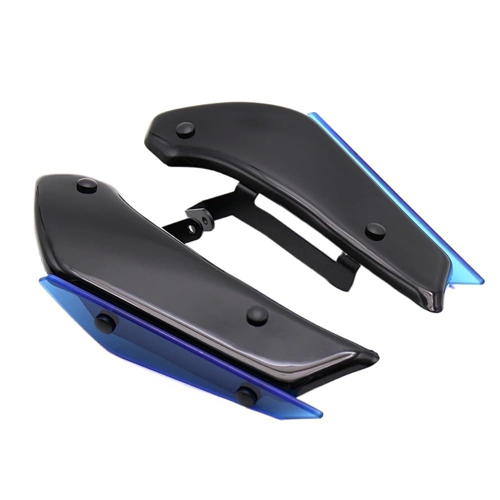 Für S1000RR Für S 1000 RR 2019-2021 Motorrad Seite Abtrieb Sport Spoiler Aerodynamische Feste Winglet Verkleidung Flügel Windschutzscheibe(Blue) von SPeesy