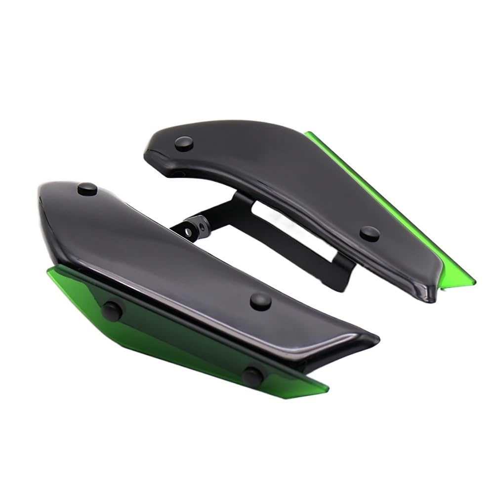 Für S1000RR Für S 1000 RR 2019-2021 Motorrad Seite Abtrieb Sport Spoiler Aerodynamische Feste Winglet Verkleidung Flügel Windschutzscheibe(Green) von SPeesy