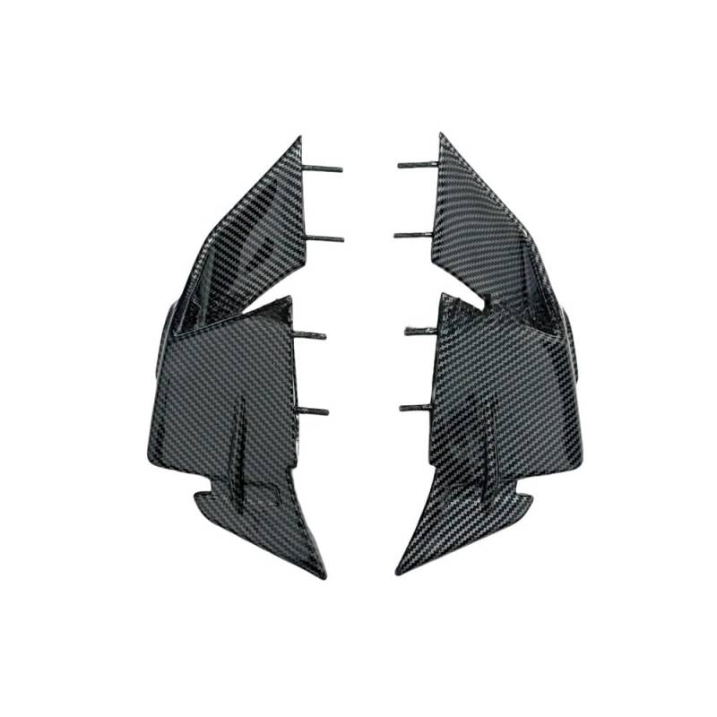 Für S1000RR Für S1000RR 2019-2024 Motorradzubehör Festflügel Festflügel Winglet Flügel Deflektor Spoiler(Carbon fibre 23-24) von SPeesy