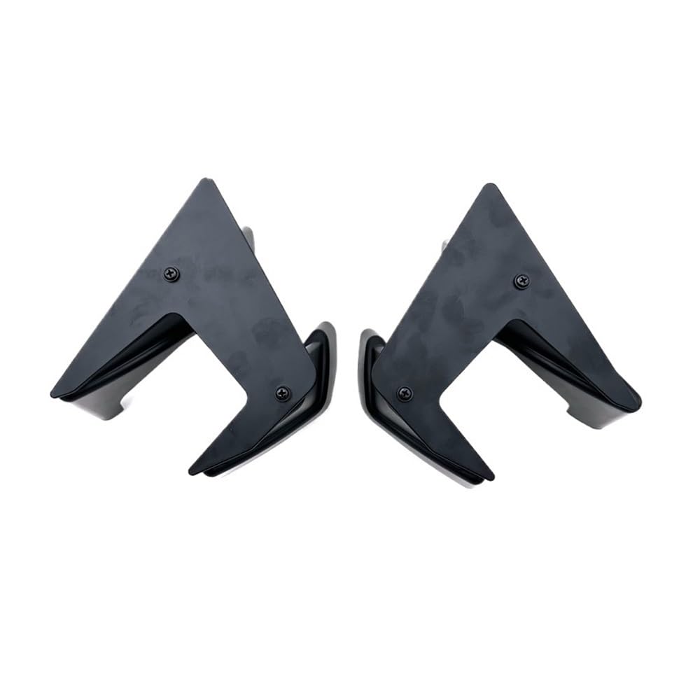 Für Y&amaha Für MT-07 SP Für MT07 2021-2023 Motorrad Sport Forntal Spoiler Aerodynamischer Flügelabweiser(Black-02) von SPeesy