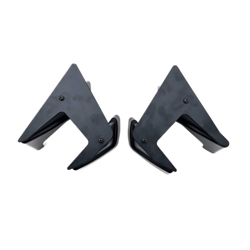 Für Y&amaha Für MT-07 SP Für MT07 2021-2023 Motorrad Sport Forntal Spoiler Aerodynamischer Flügelabweiser(Black-02) von SPeesy