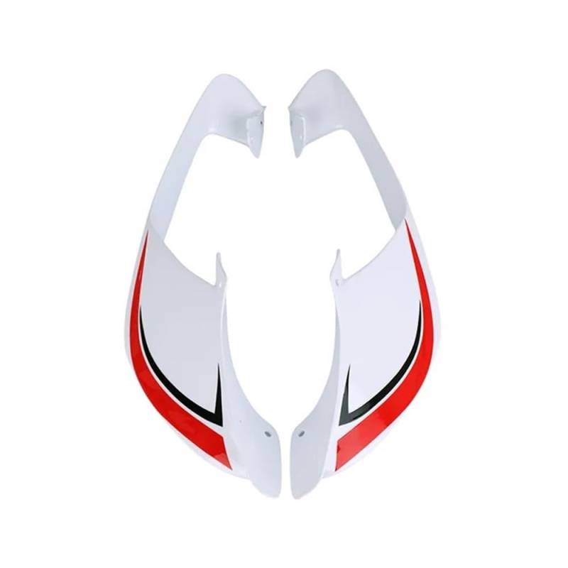 Für Y&amaha Für YZF Für R1 Für R1M 2017-2023 Motorrad Aerodynamische Flügel Kit Seite Winglets Feste Flügel Spoiler(White) von SPeesy