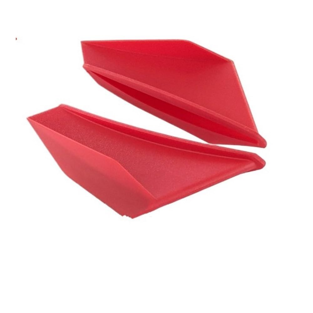 Motorrad Aerodynamisches Flügelset Spoiler Scooter Seitenwinglets Für K&awasaki Für Ve&rsys Für Z900 Für Z800(Red) von SPeesy