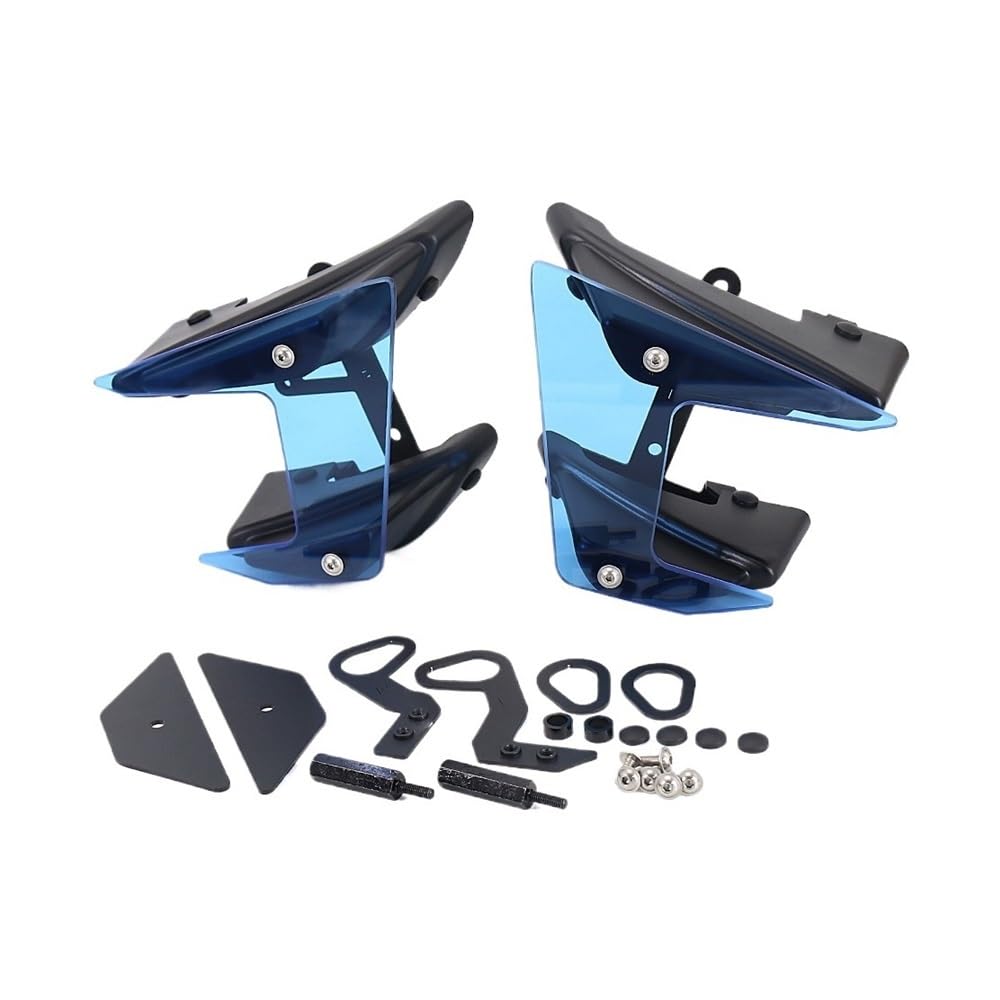 Motorrad Deflektor Teile Seite Abtrieb Spoiler Feste Winglet Verkleidung Aerodynamische Flügel Für Y&amaha Für MT-09 SP Für MT09(Blue) von SPeesy