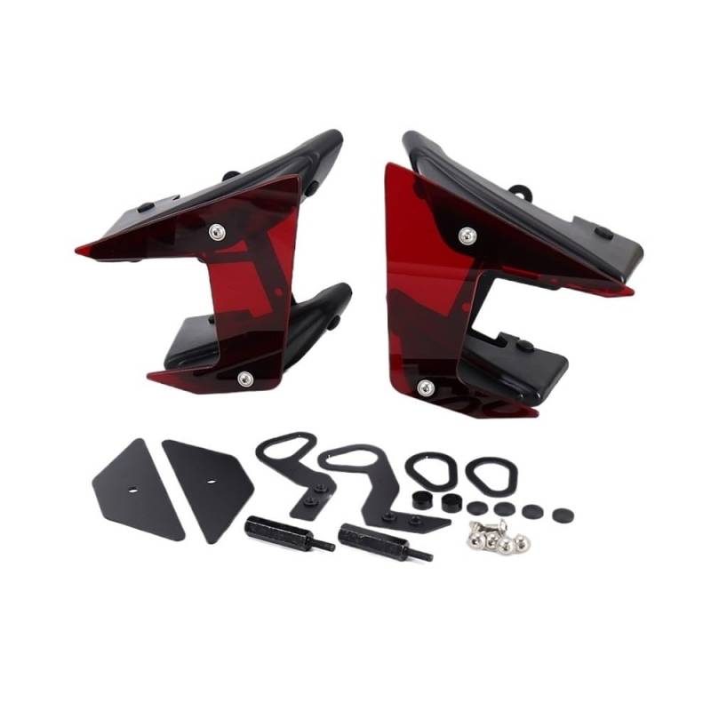 Motorrad Deflektor Teile Seite Abtrieb Spoiler Feste Winglet Verkleidung Aerodynamische Flügel Für Y&amaha Für MT-09 SP Für MT09(Red) von SPeesy