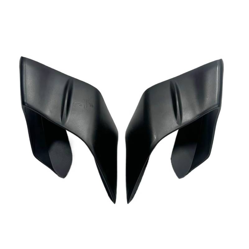 Motorrad Feste Flügel Verkleidung Kleine Flügel Spoiler Aerodynamische Flügel Für Y&amaha Für YZF Für R1 Für R1M 2020-2024(Matte black) von SPeesy