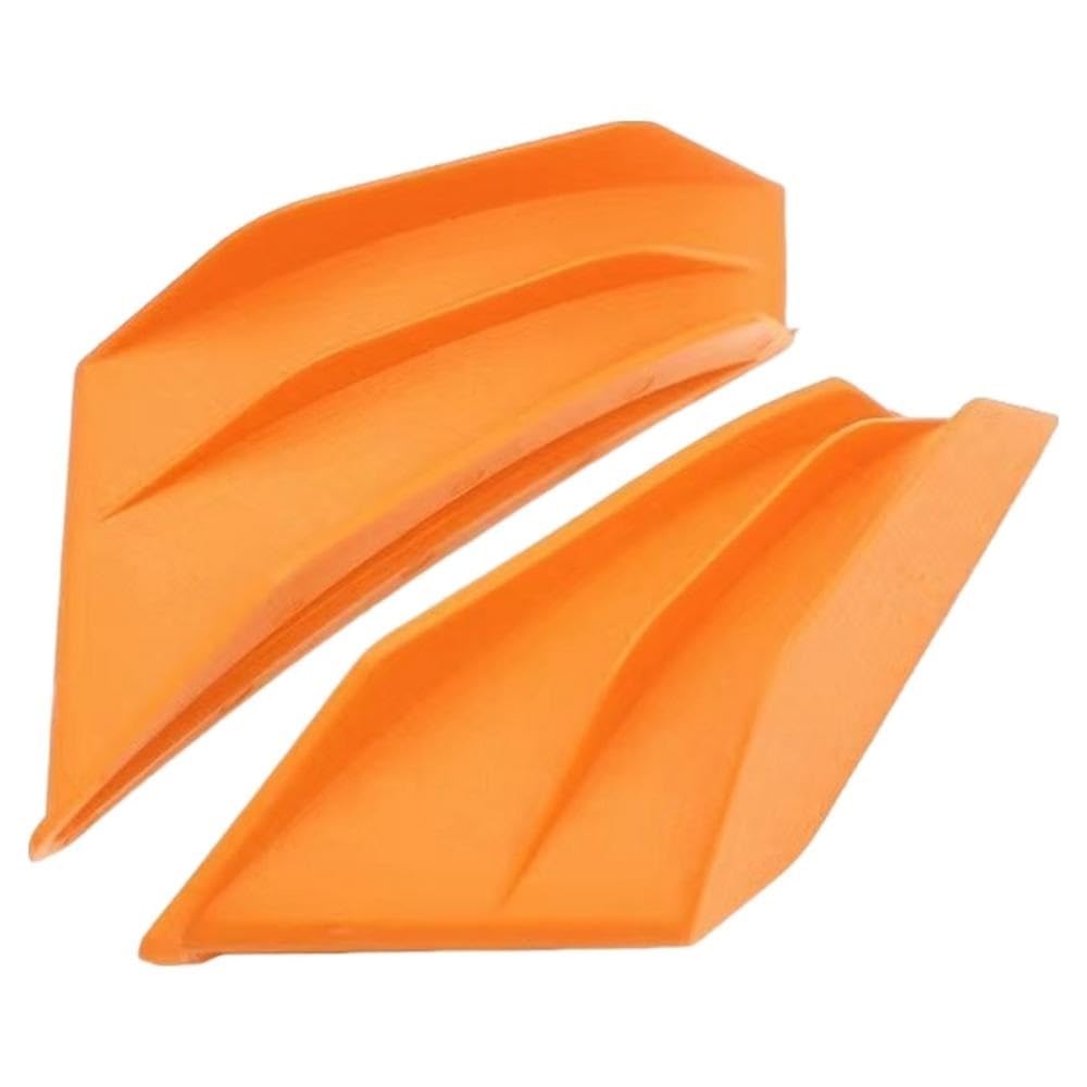 Motorrad-Festwind-Motorrad-Verkleidungsflügel Motorrad-Spoilerflügel Verkleidungs-Winglets Aerodynamische Winglets(Orange) von SPeesy