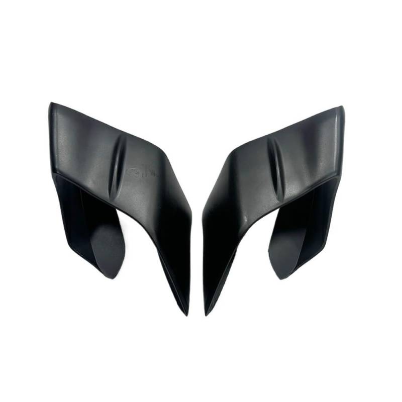 Motorrad Fixed Wing Modifizierte Aerodynamische Seite Wind Flügel Spoiler Verkleidung Für Y&amaha Für YZF Für R3 Für R25 2019-2023(Matte black) von SPeesy