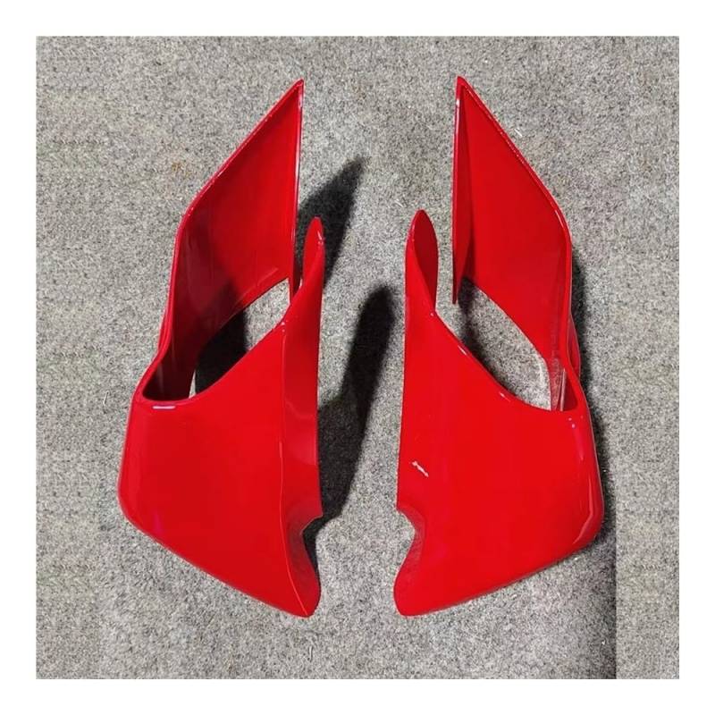 Motorrad Fixed Wing Modifizierte Aerodynamische Seite Wind Flügel Spoiler Verkleidung Für Y&amaha Für YZF Für R3 Für R25 2019-2023(Red) von SPeesy