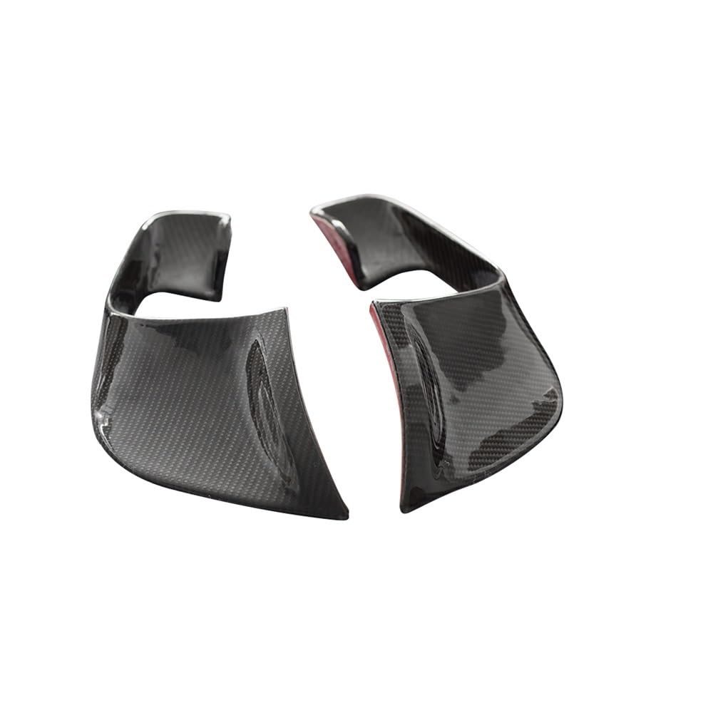 Motorrad Fixed Wing Spoiler Aerodynamische Winglets Windschutzscheibe Verkleidung Für Für YZF-R7 Für YZFR7 2021-2023(Black) von SPeesy