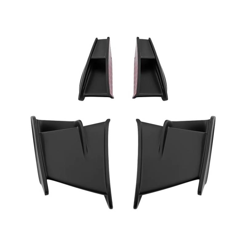 Motorrad-Flügelabweiser Festflügelspoiler Winglet-Verkleidungssatz Für K&awasaki Für ZX-6R Für ZX 6R Für ZX6R Für ZX-636 Für ZX636 2024(Black-3) von SPeesy