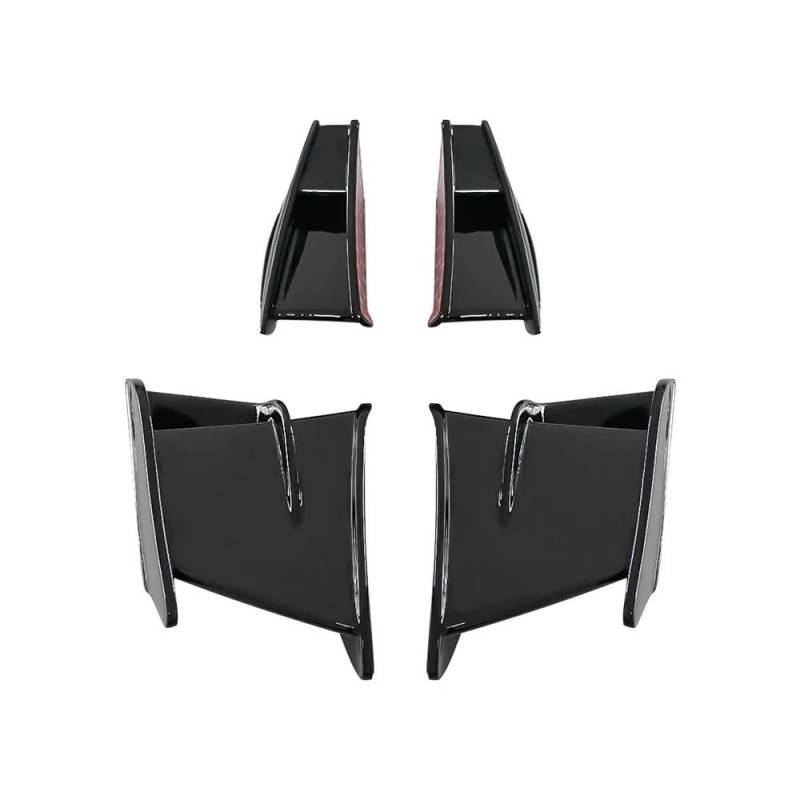 Motorrad-Flügelabweiser Festflügelspoiler Winglet-Verkleidungssatz Für K&awasaki Für ZX-6R Für ZX 6R Für ZX6R Für ZX-636 Für ZX636 2024(Bright Black) von SPeesy