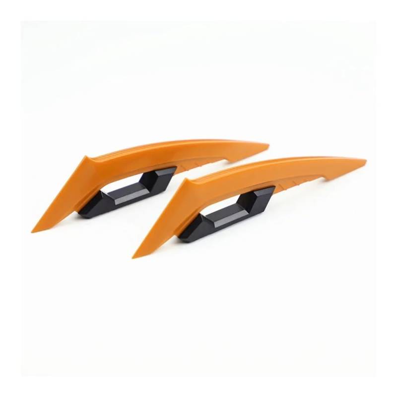 Motorrad Front Verkleidung Winglets Seite Spoiler Flügel Motorrad Winglet Universal(Orange) von SPeesy