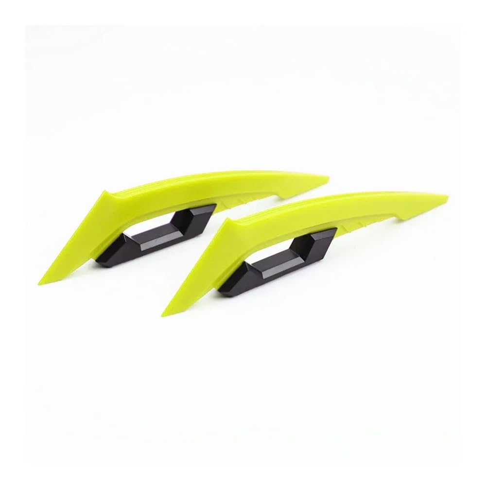 Motorrad Front Verkleidung Winglets Seite Spoiler Flügel Motorrad Winglet Universal(Yellow) von SPeesy