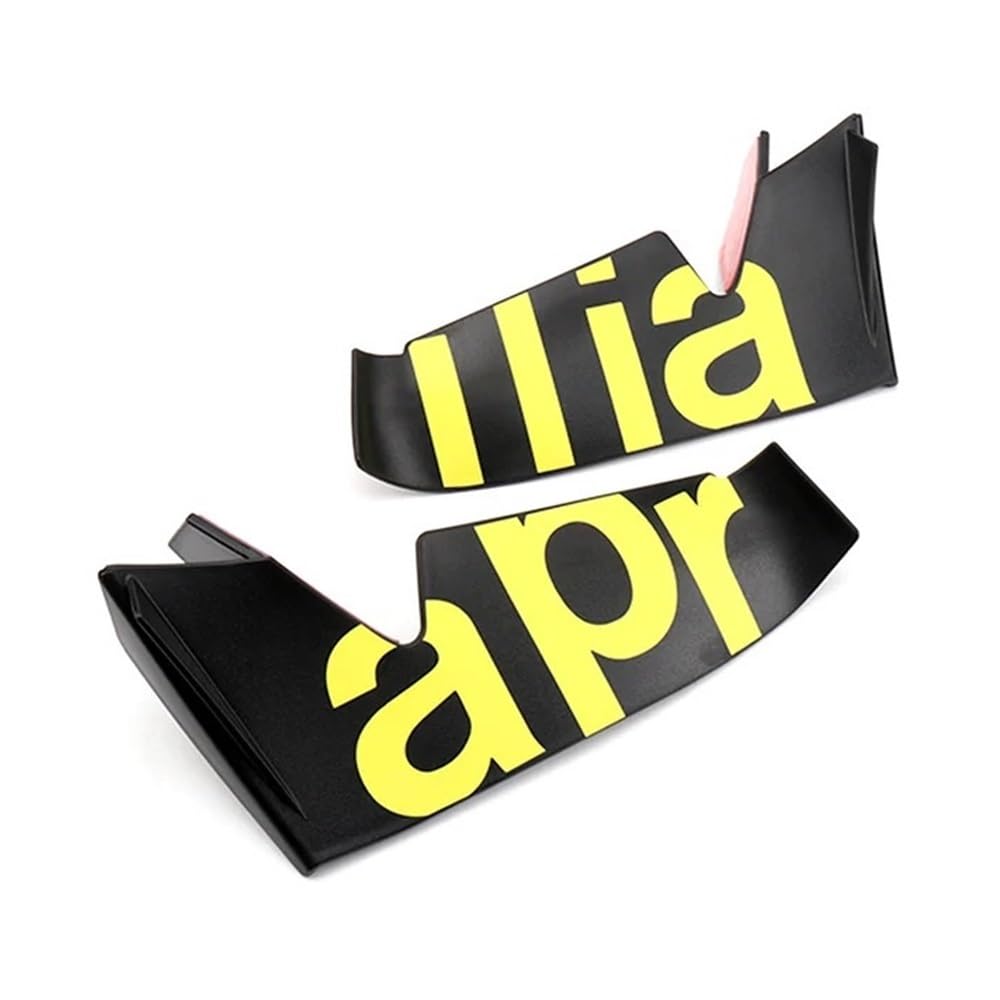 Motorrad Frontspoiler Winglet Aerodynamische Flügel Kit Spoiler Für A&prilia Für RS660 Für RS 660 Für Rs660 Für Rs 660(Yellow) von SPeesy