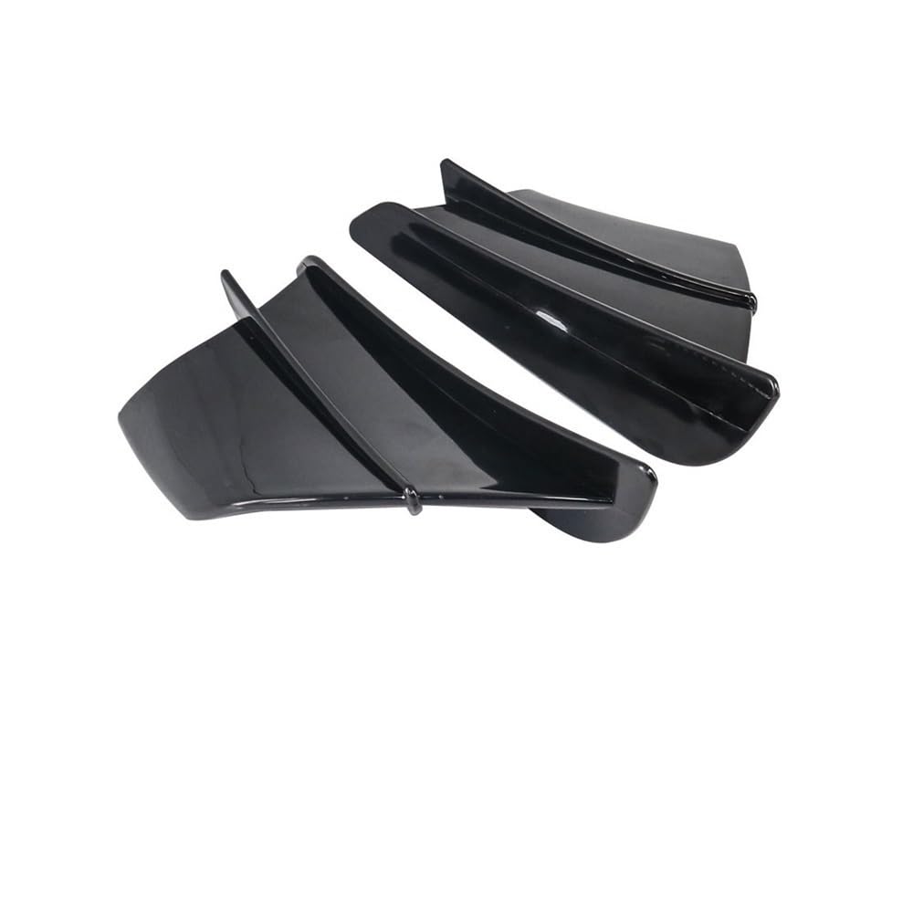 Motorrad Seite Winglet Spoiler Wind Fluss Befestigung Flügel Front Verkleidung Für D&ucati Für Panigale Für V2 Für V4 899 959 1198 1199 1299(Black) von SPeesy