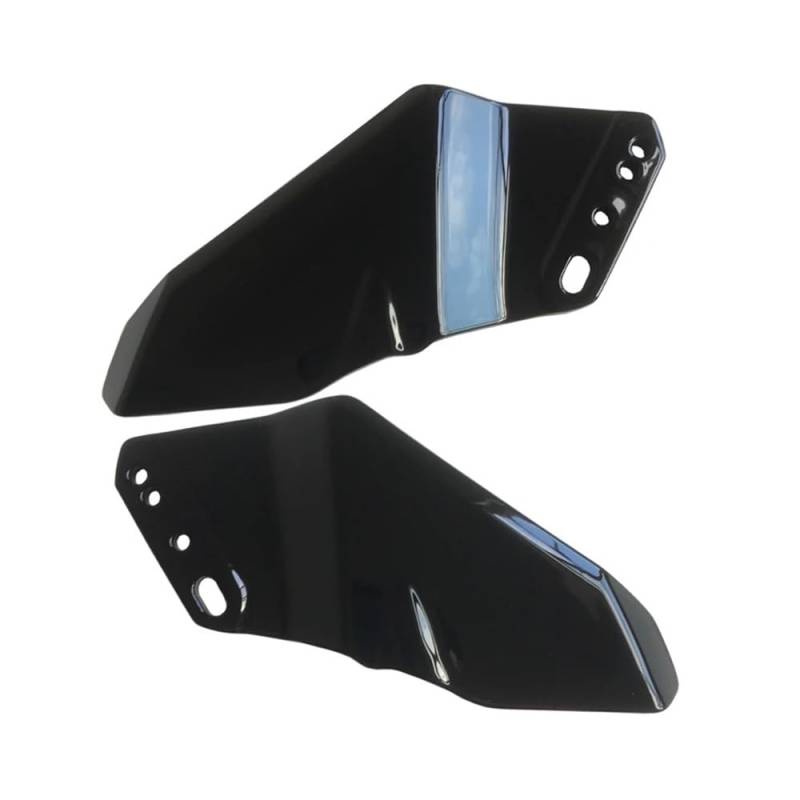 Motorrad Side Winglet Aerodynamisches Wing Kit Spoiler Verkleidung Für K&awasaki Für ZX-6R Für ZX 6R 636 Für ZX636 2019 2020 2021 2022(Black) von SPeesy